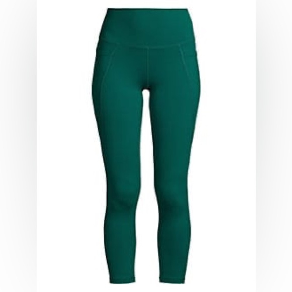Lilly Pulitzer UPF 50+ South Beach High-Rise Legging Green Sz M NWT
